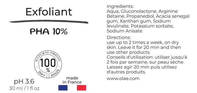 Exfoliant pour le visage